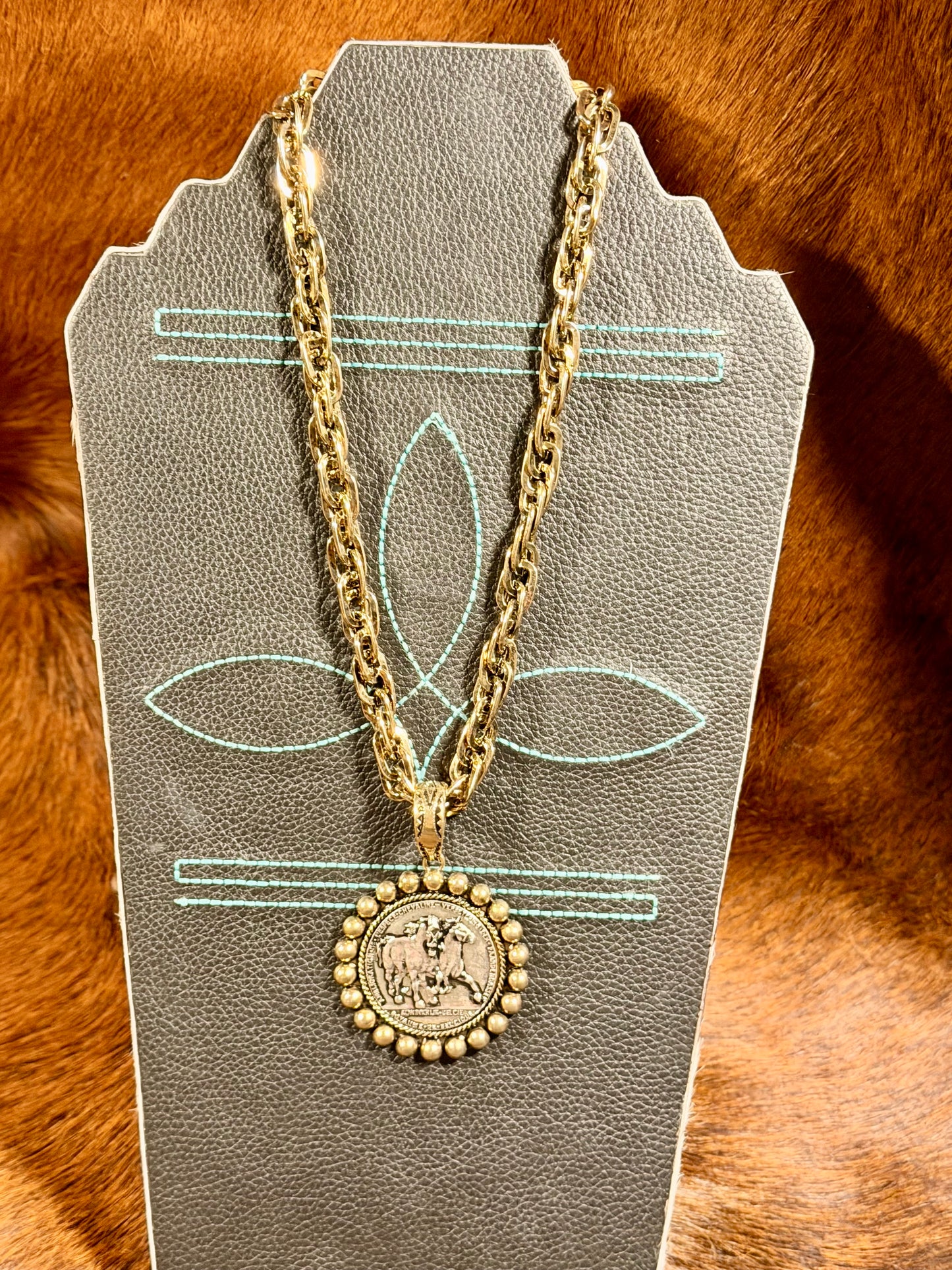 Circle Pendant Necklaces