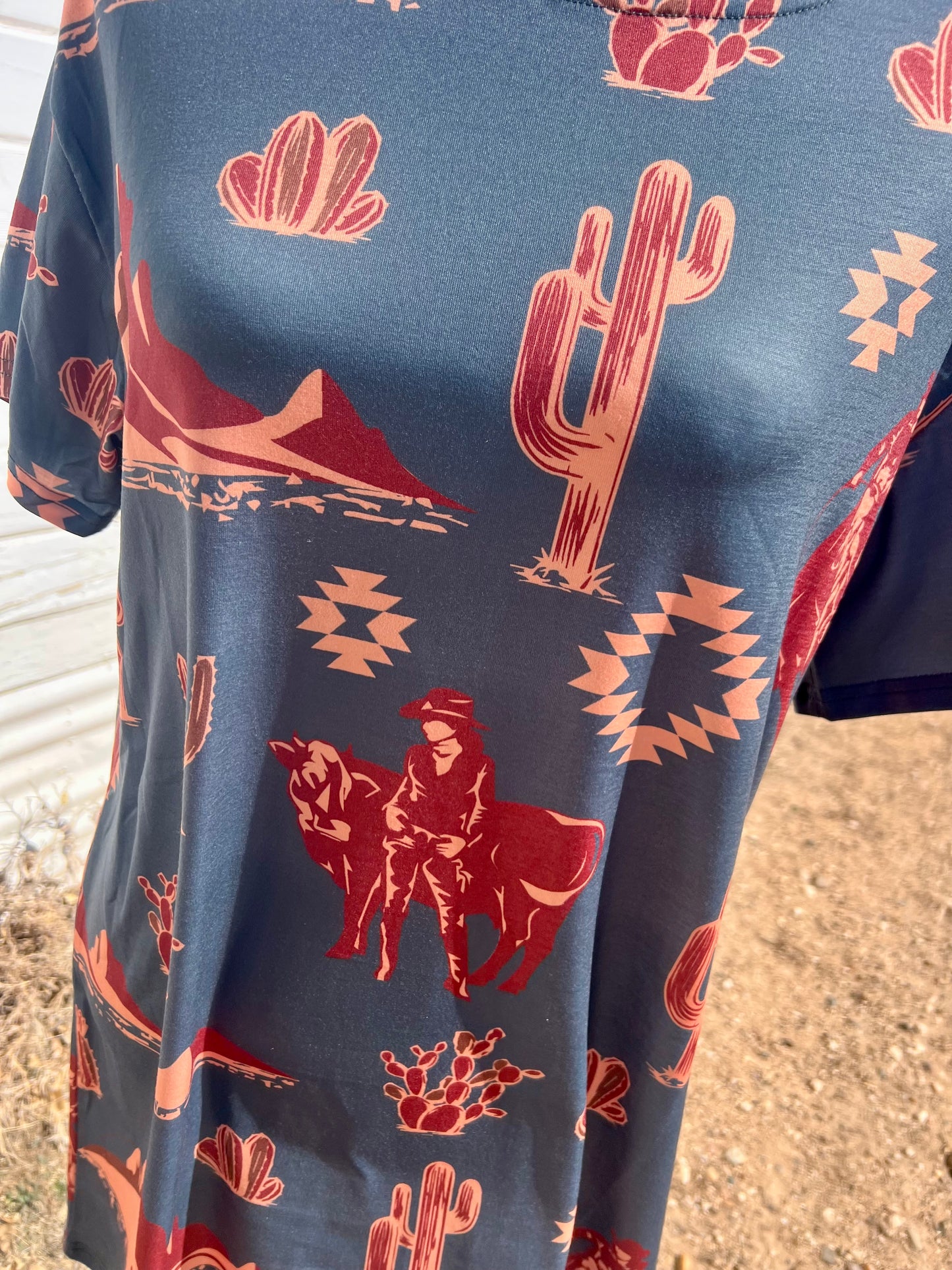 Western Printed Dress