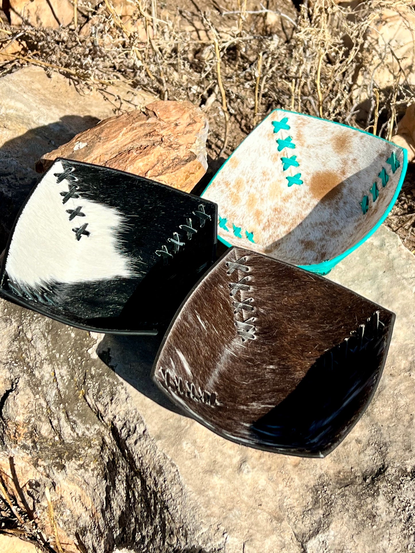 Cowhide Trays