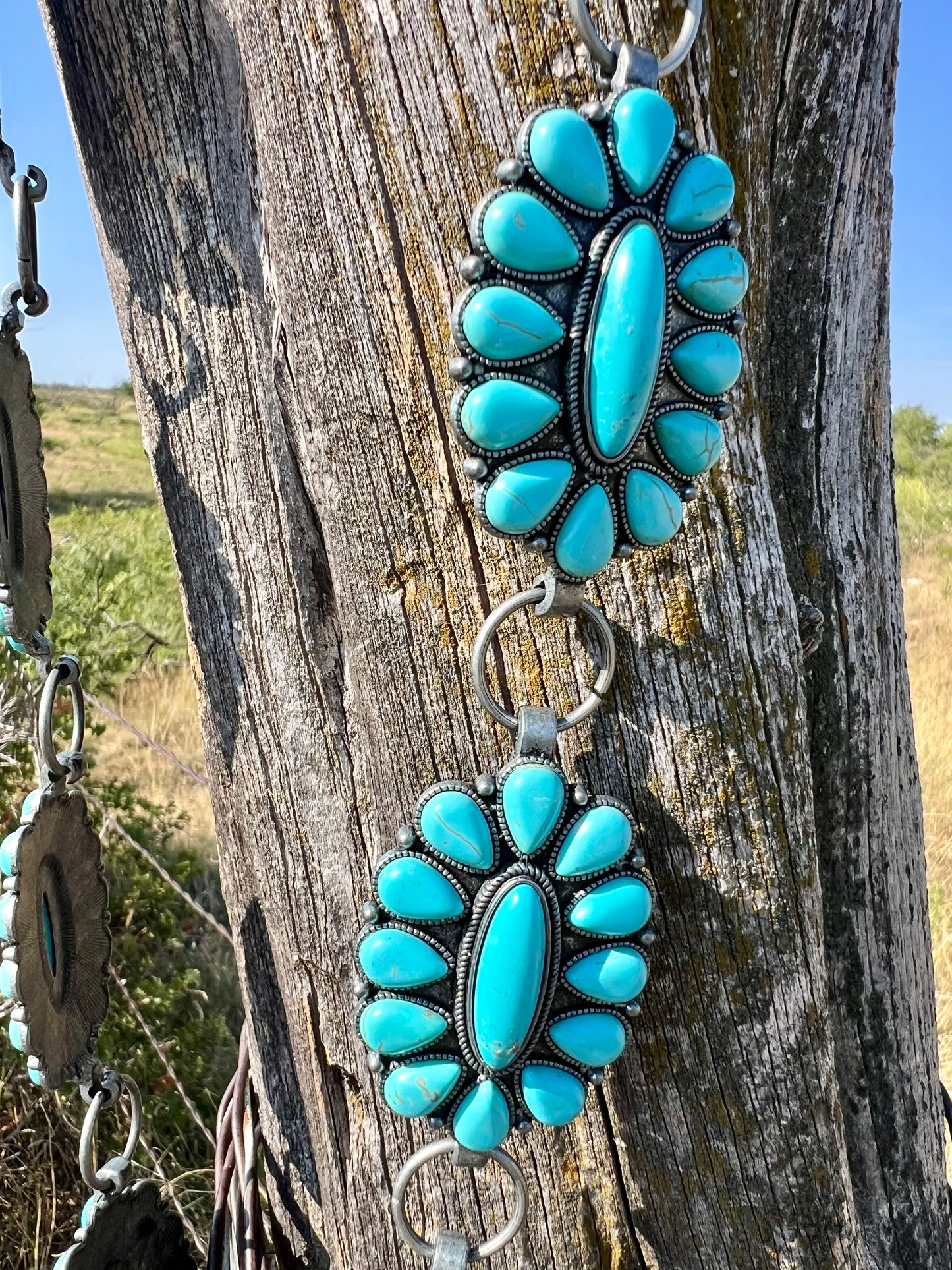 Turquoise Concho Belt