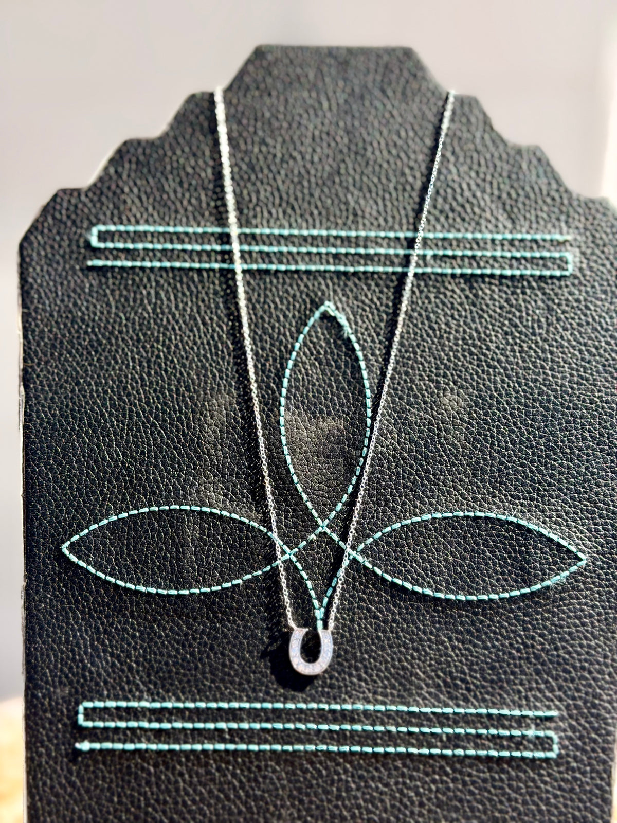 Sterling Silver Horseshoe Necklace