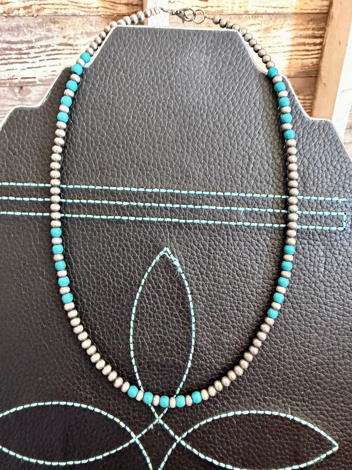 Beaded Pearl Necklace
