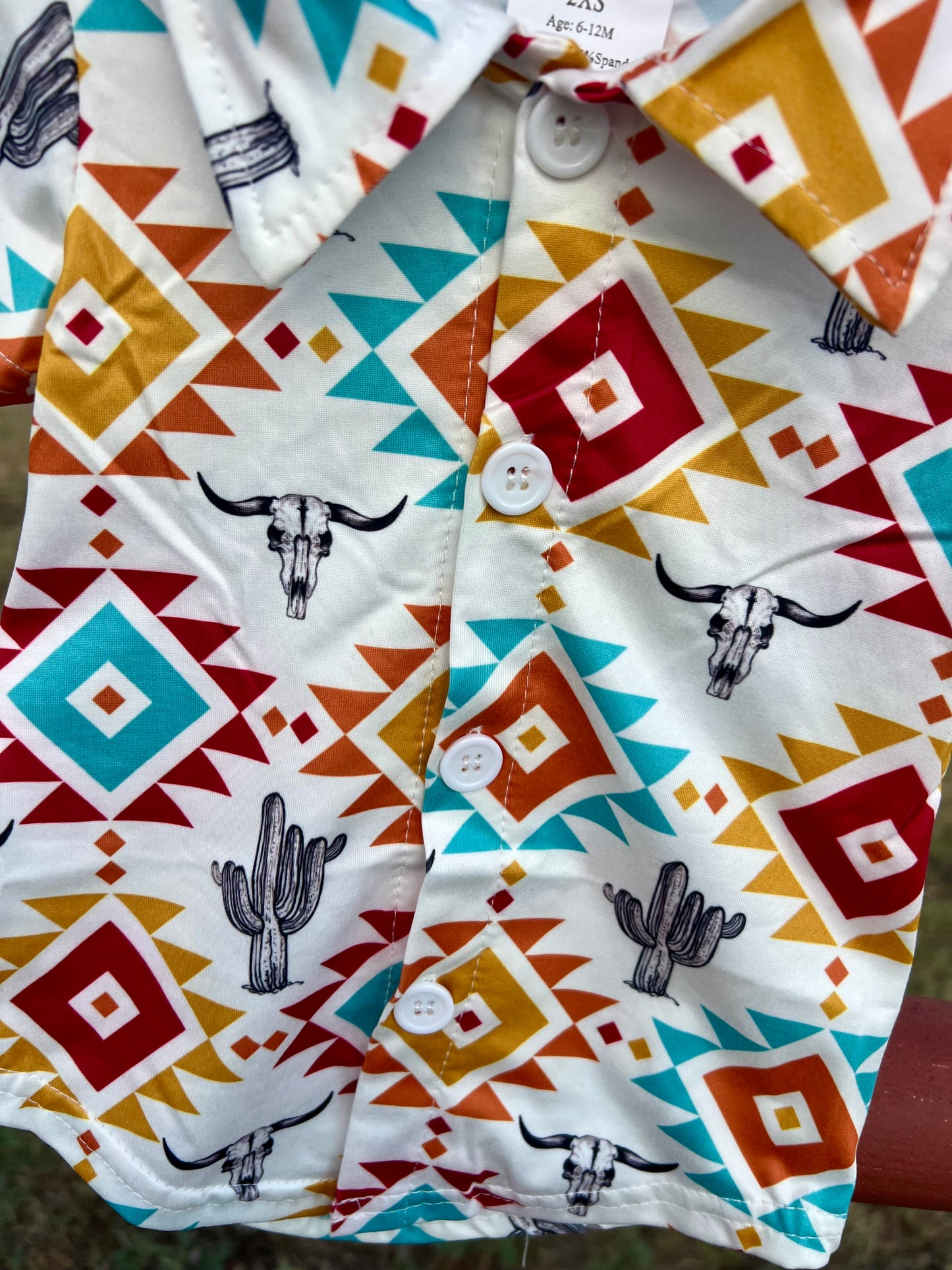 Aztec Western Short Sleeve Shirt
