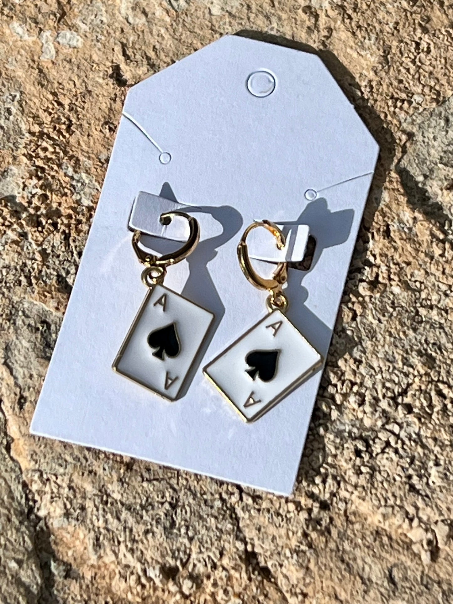 Ace Card Earrings