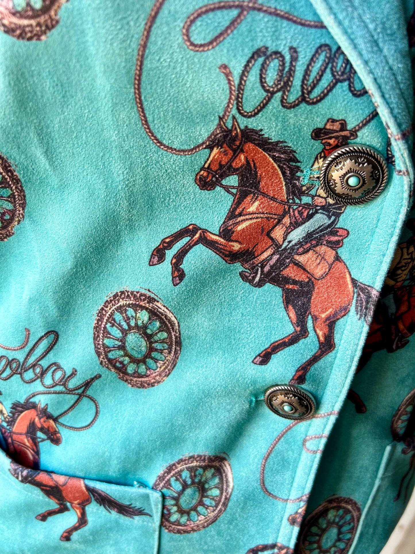 Cowboy Turquoise Western Jacket