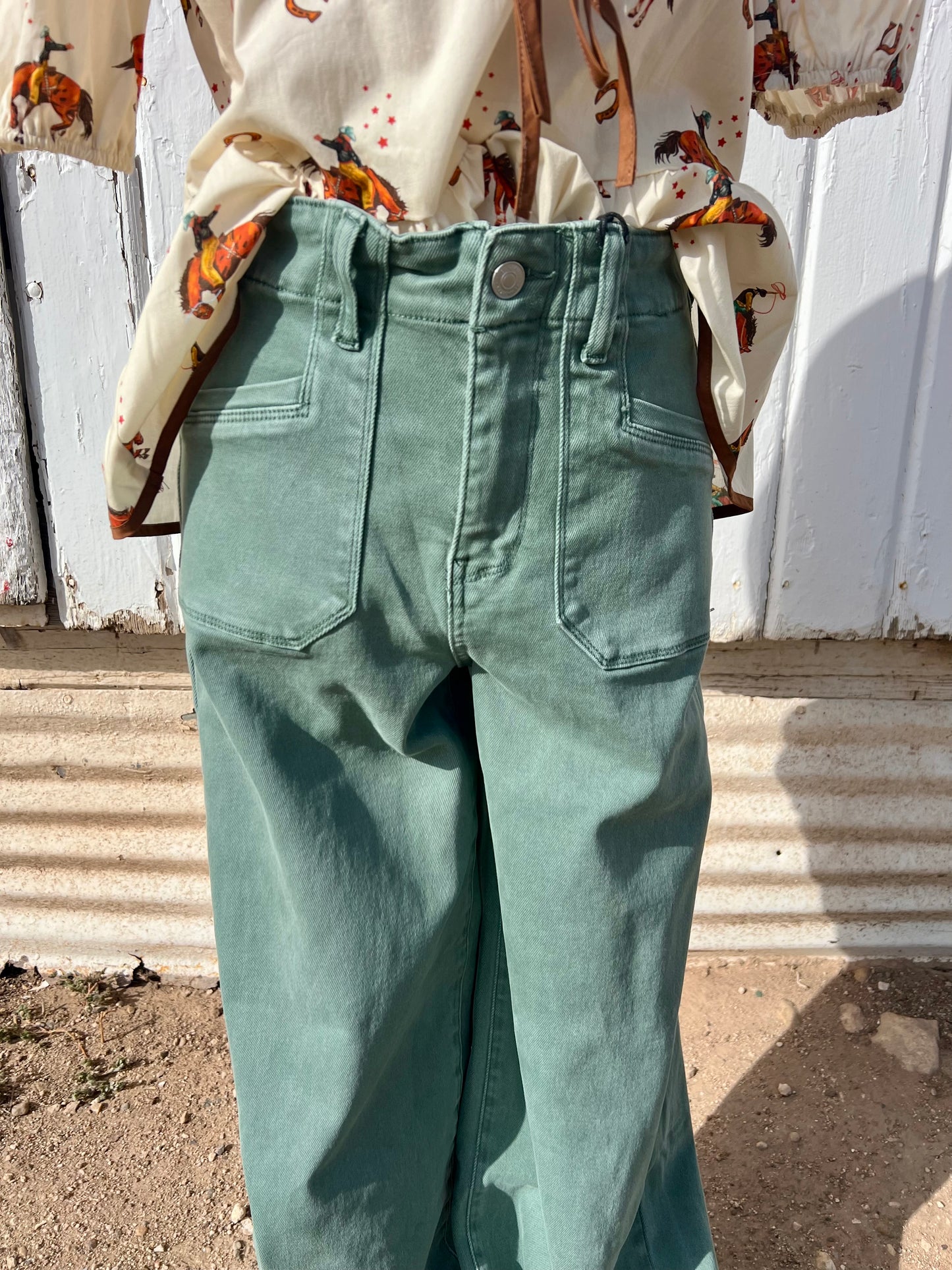 Mica Denim High Rise Wide Leg