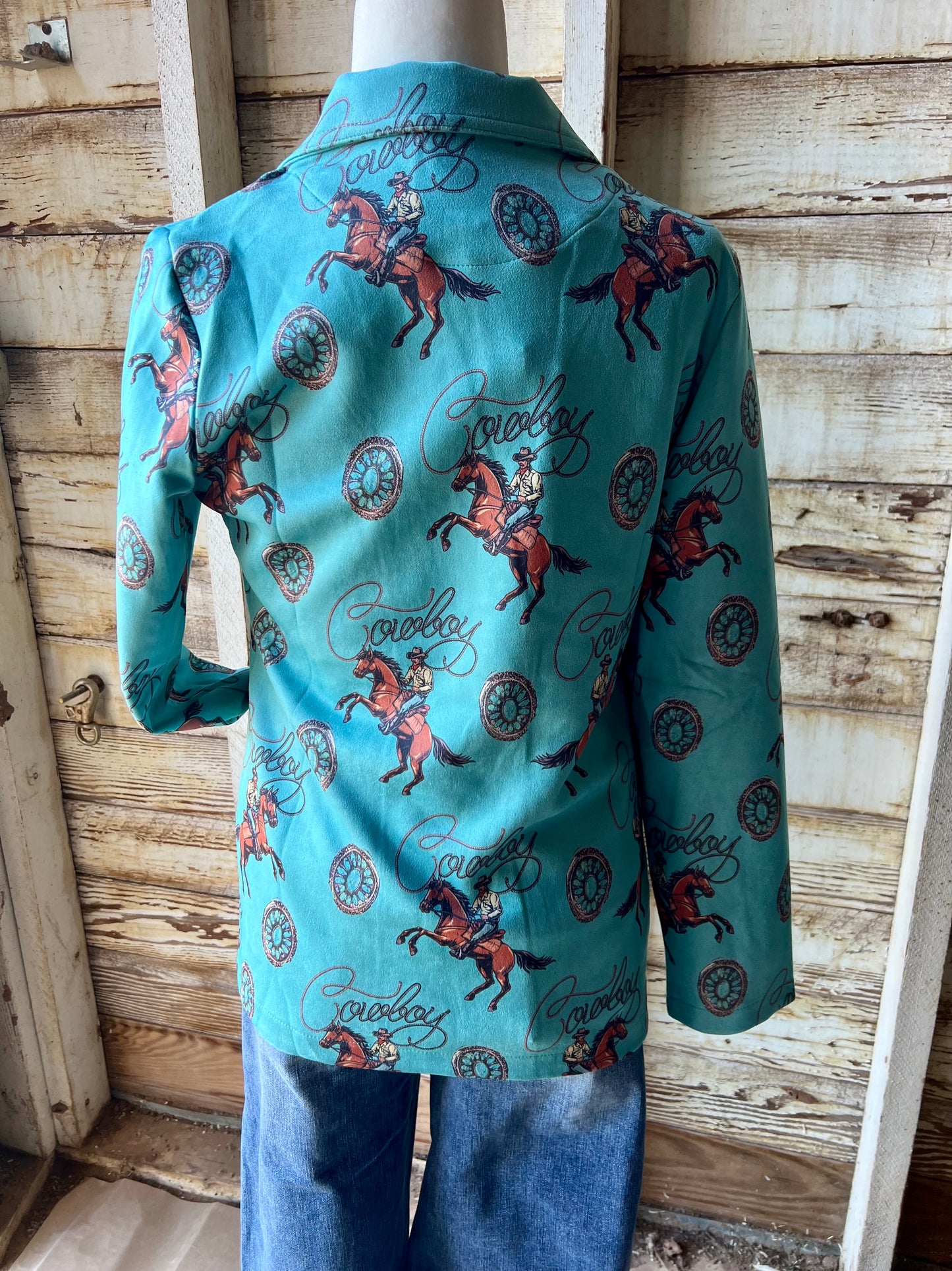 Cowboy Turquoise Western Jacket