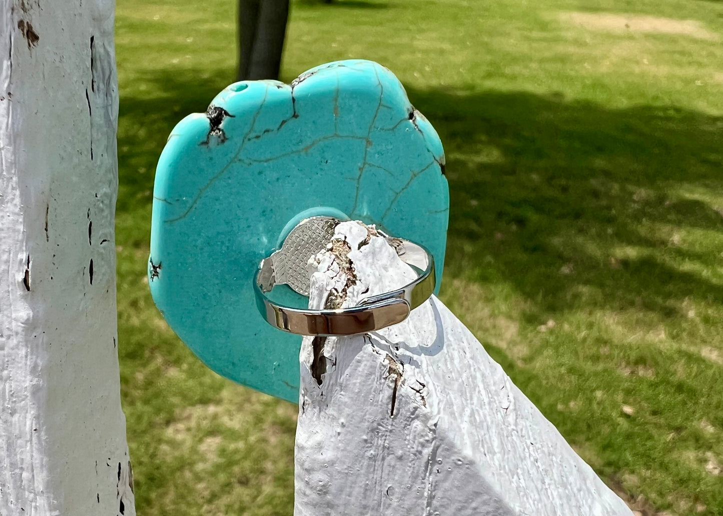 Turquoise Scarf Slide