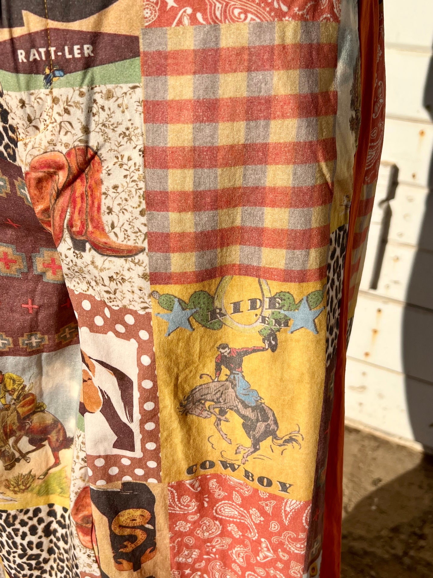 Cowboy Collage Pants