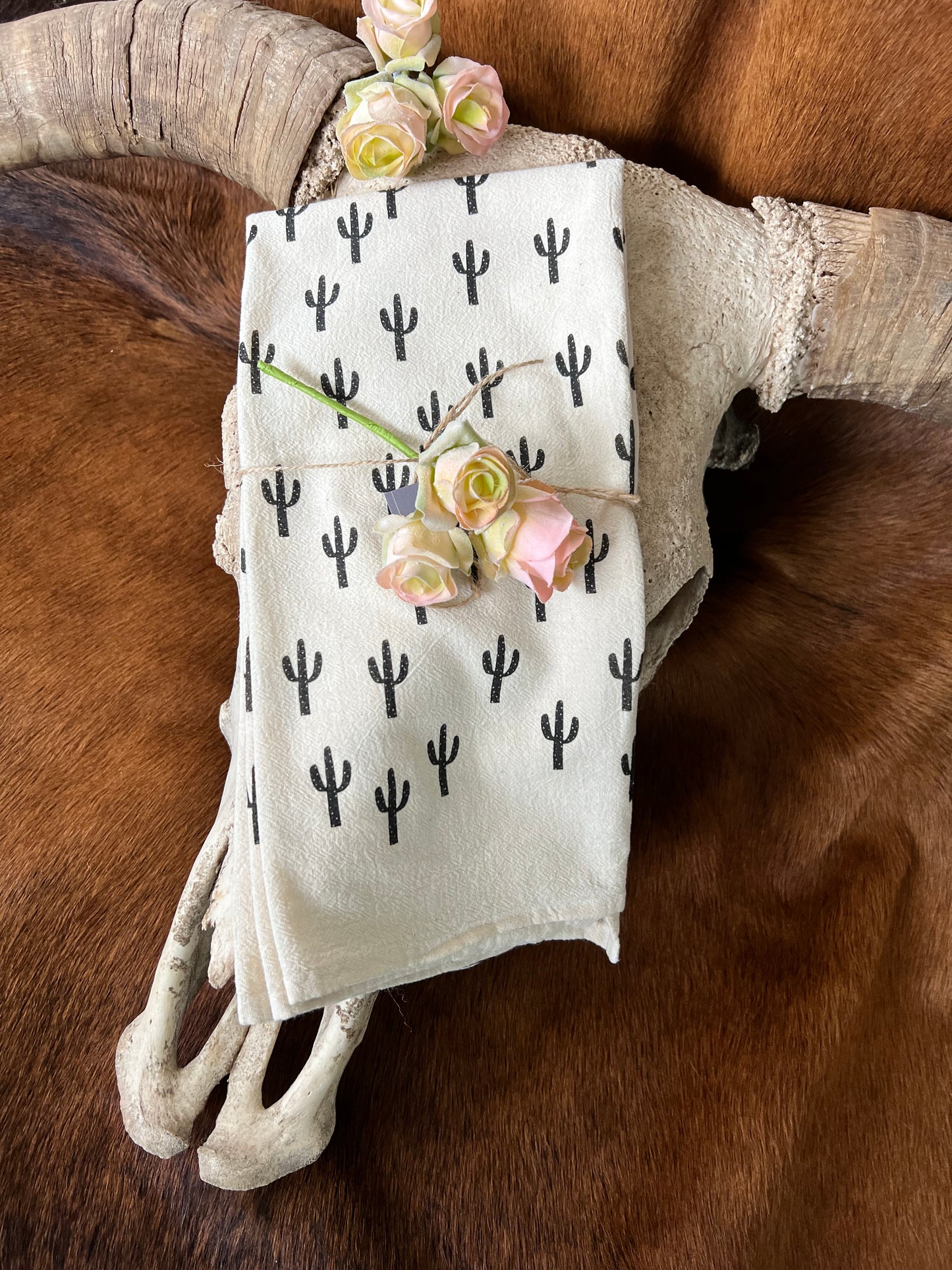 Organic Cotton Saguaro Tea Towel