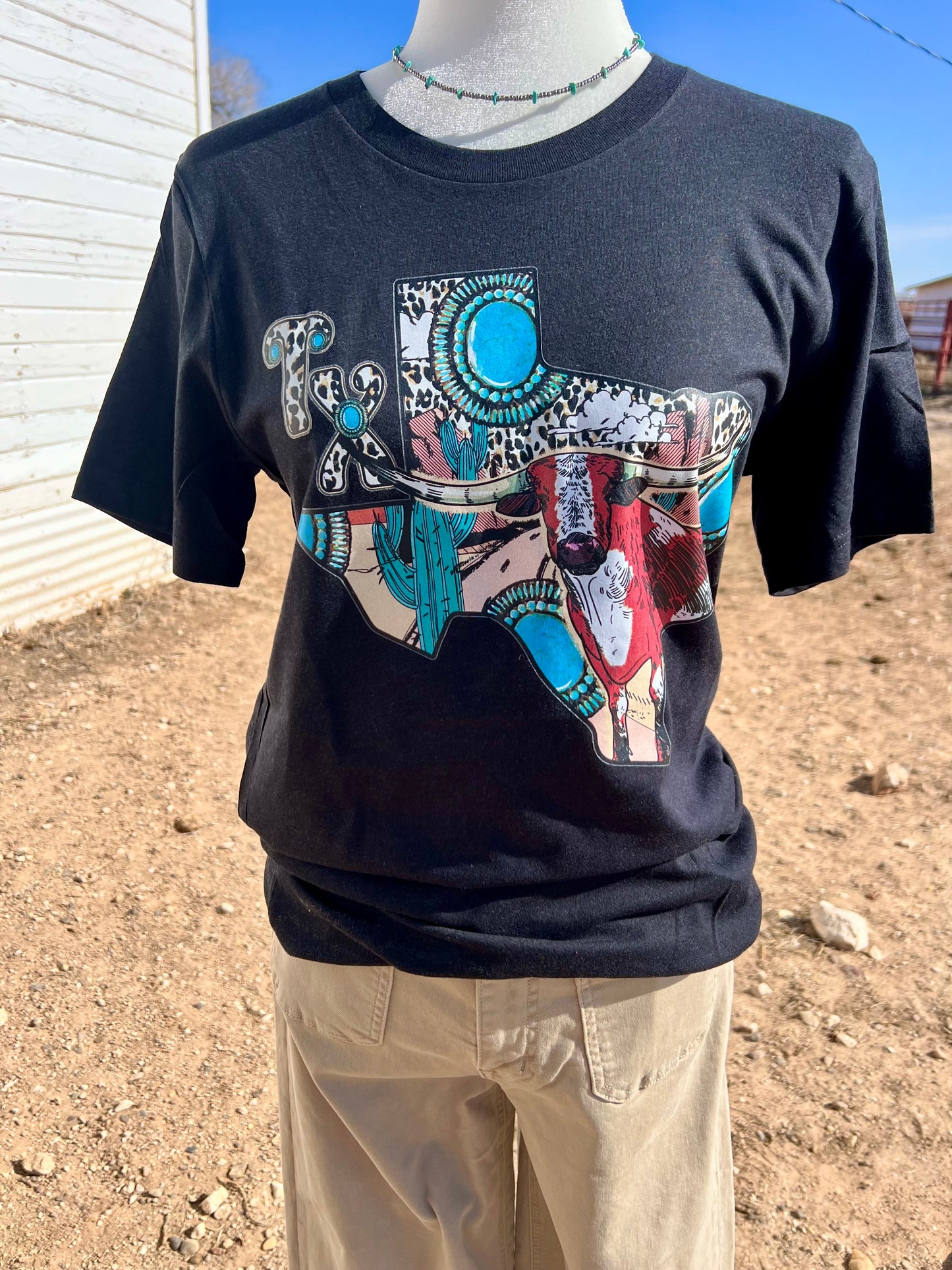 Texas Black T-Shirt