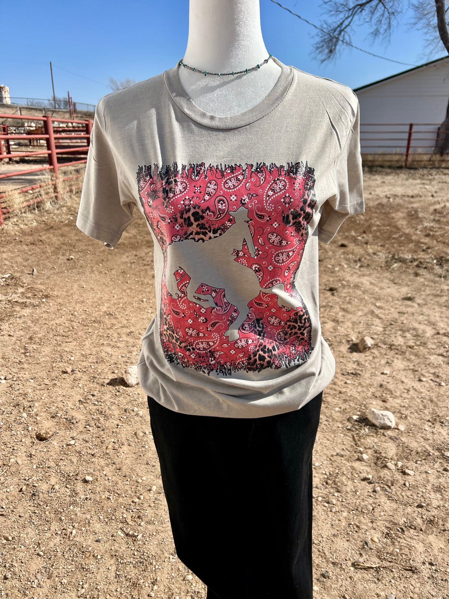 Bronc Light Tan T-shirt