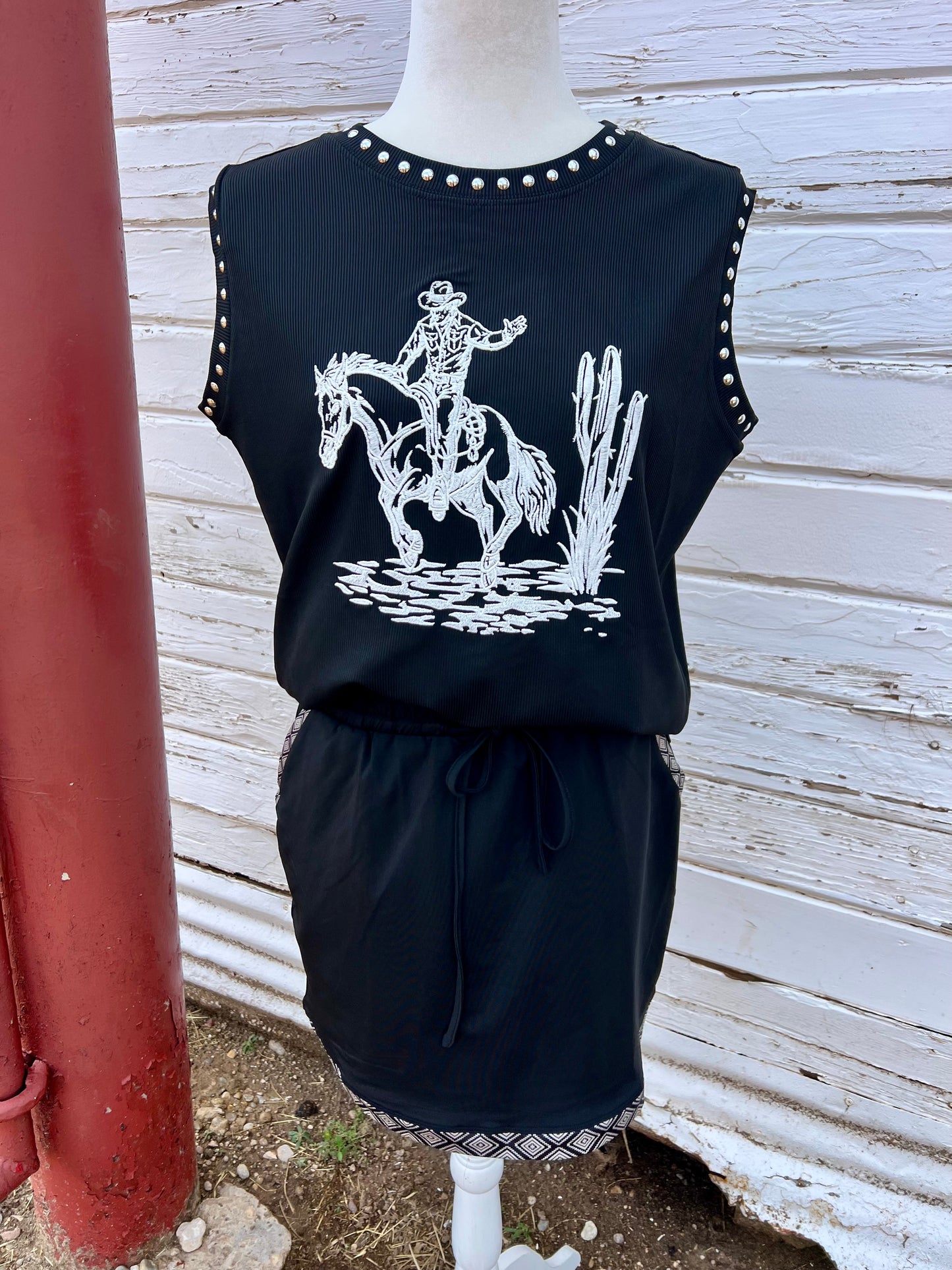 Cowboy Black Tank