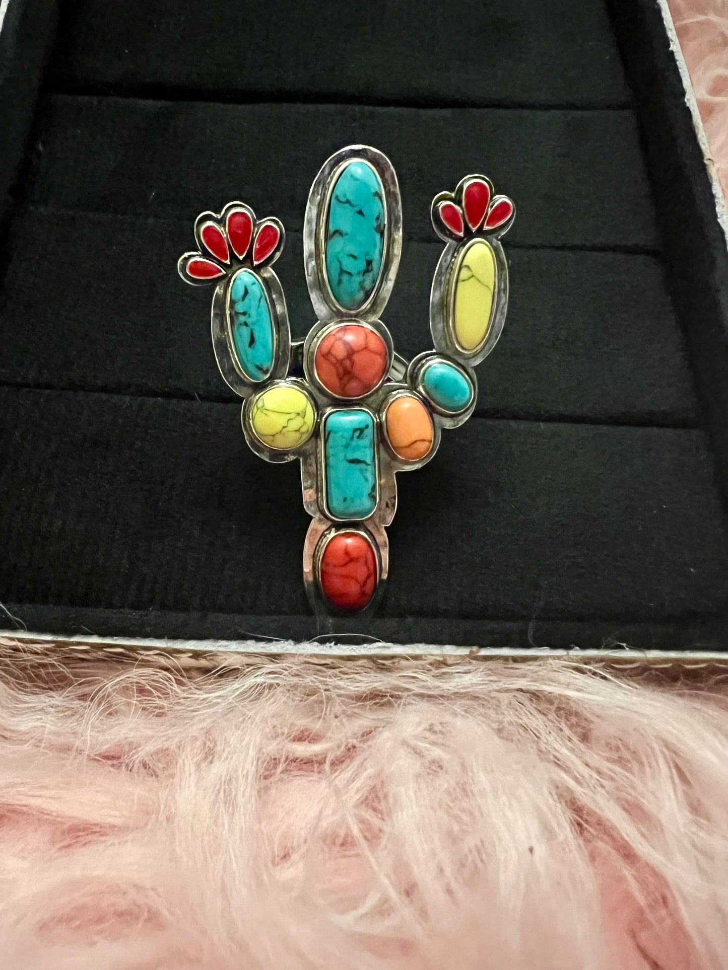 Cactus Stretchy Ring