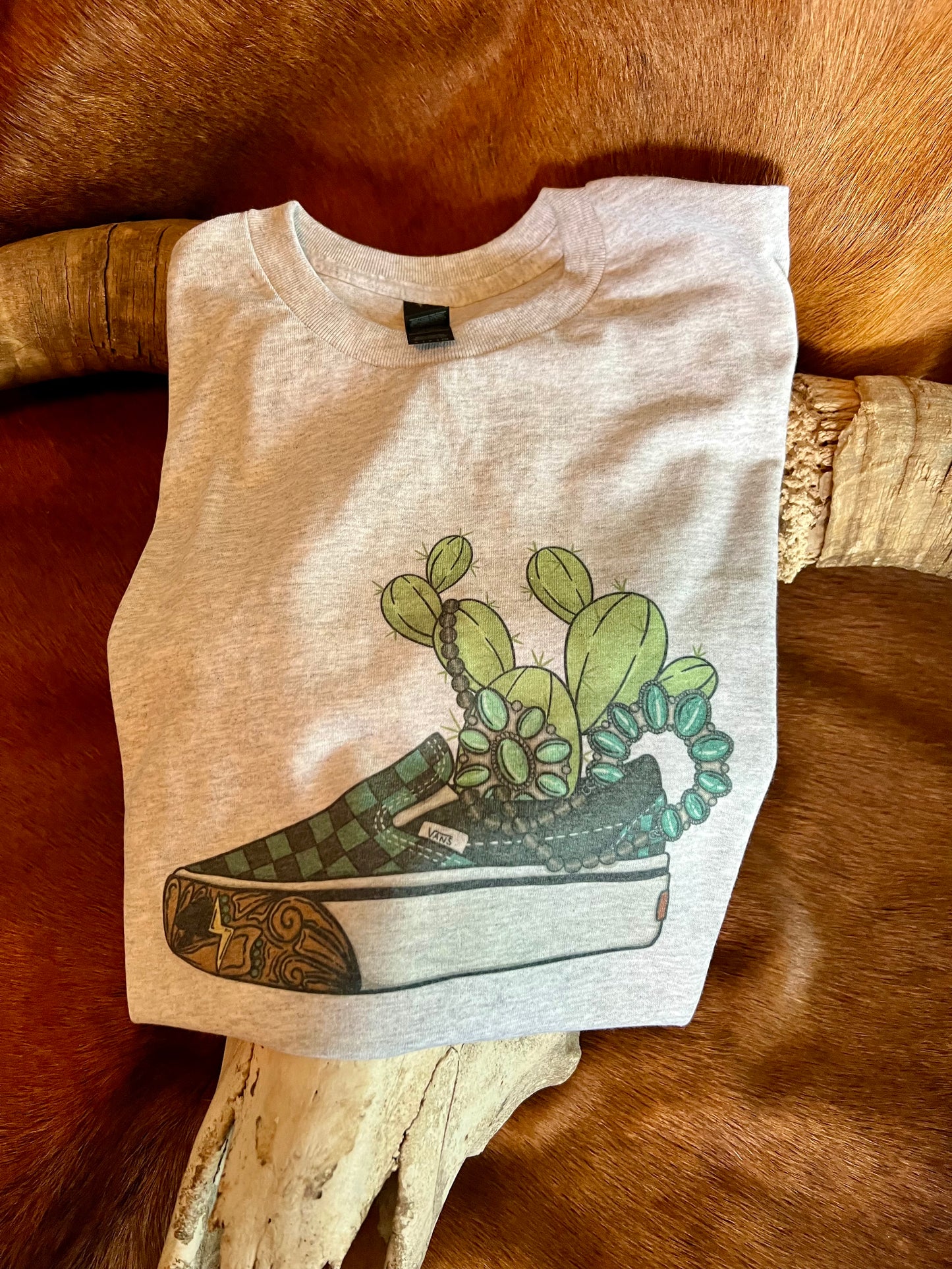 Western Vans Grey T-shirt