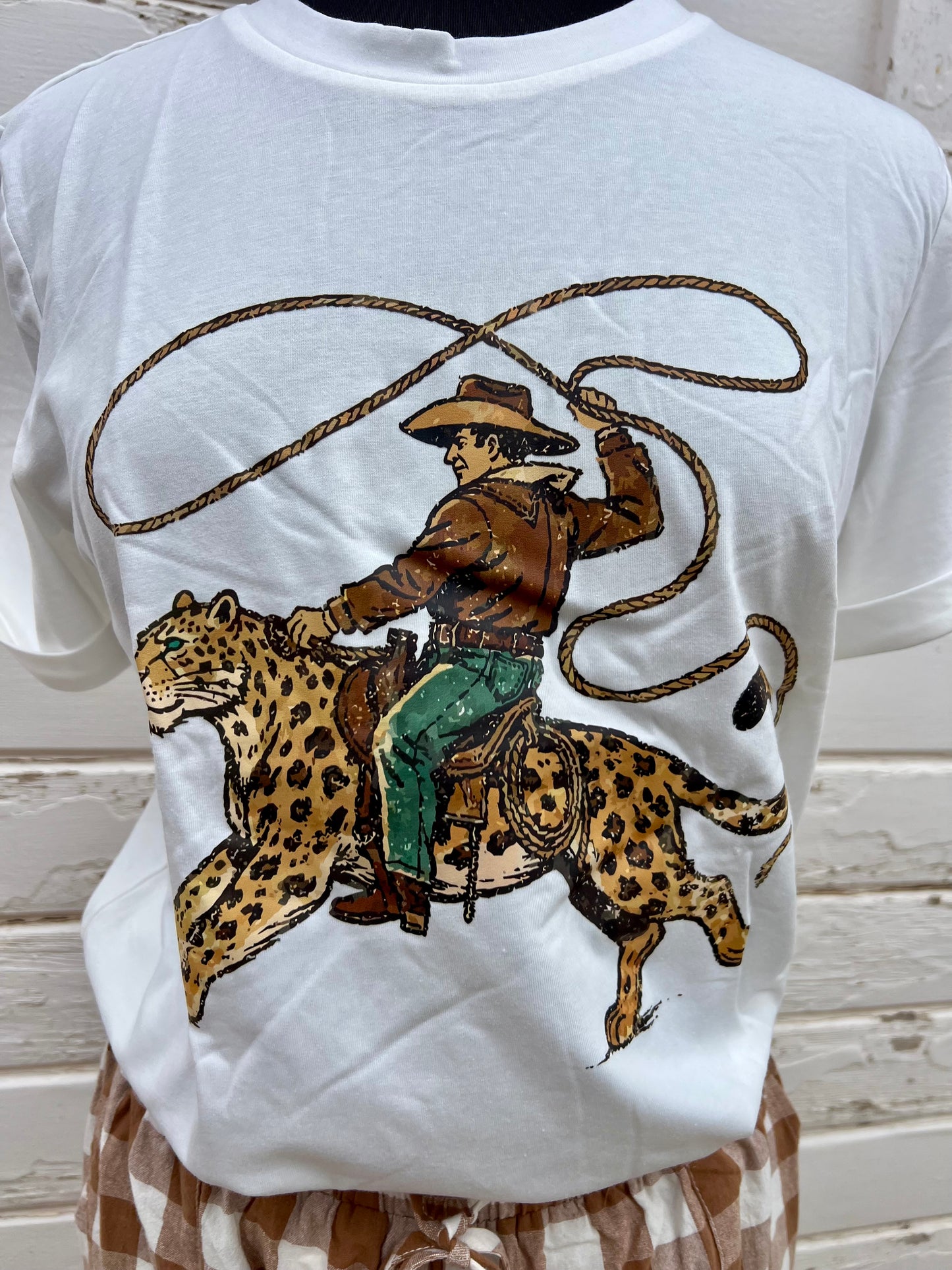 Leopard Rodeo Tee