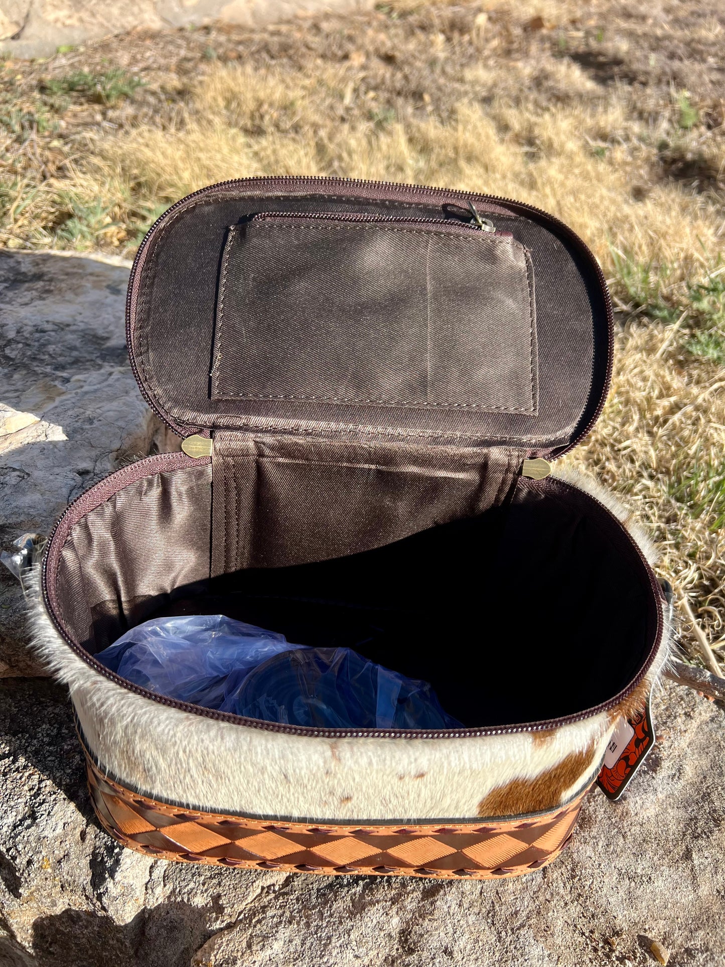 Leather Make Up Case