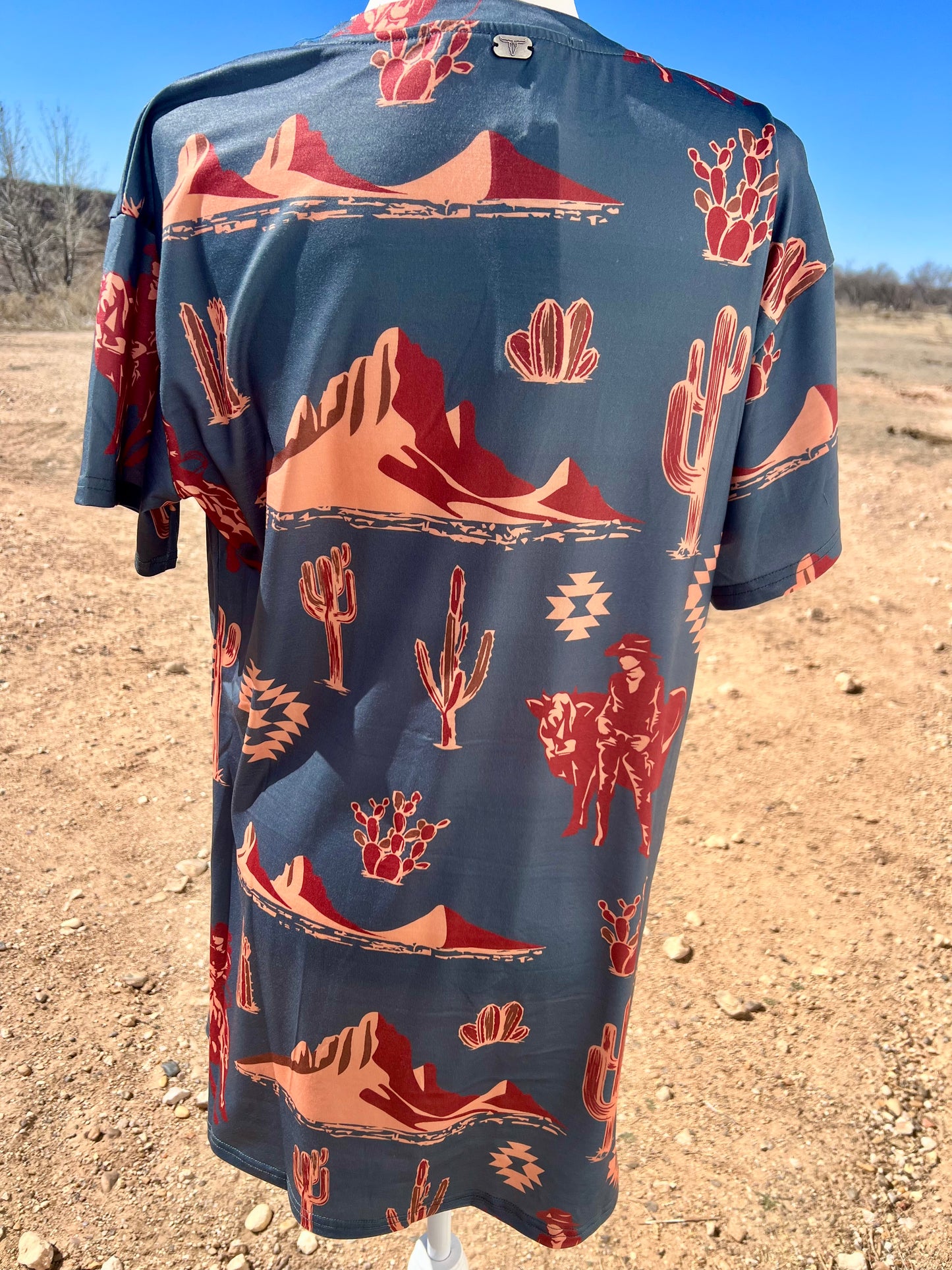 Western Printed Dress