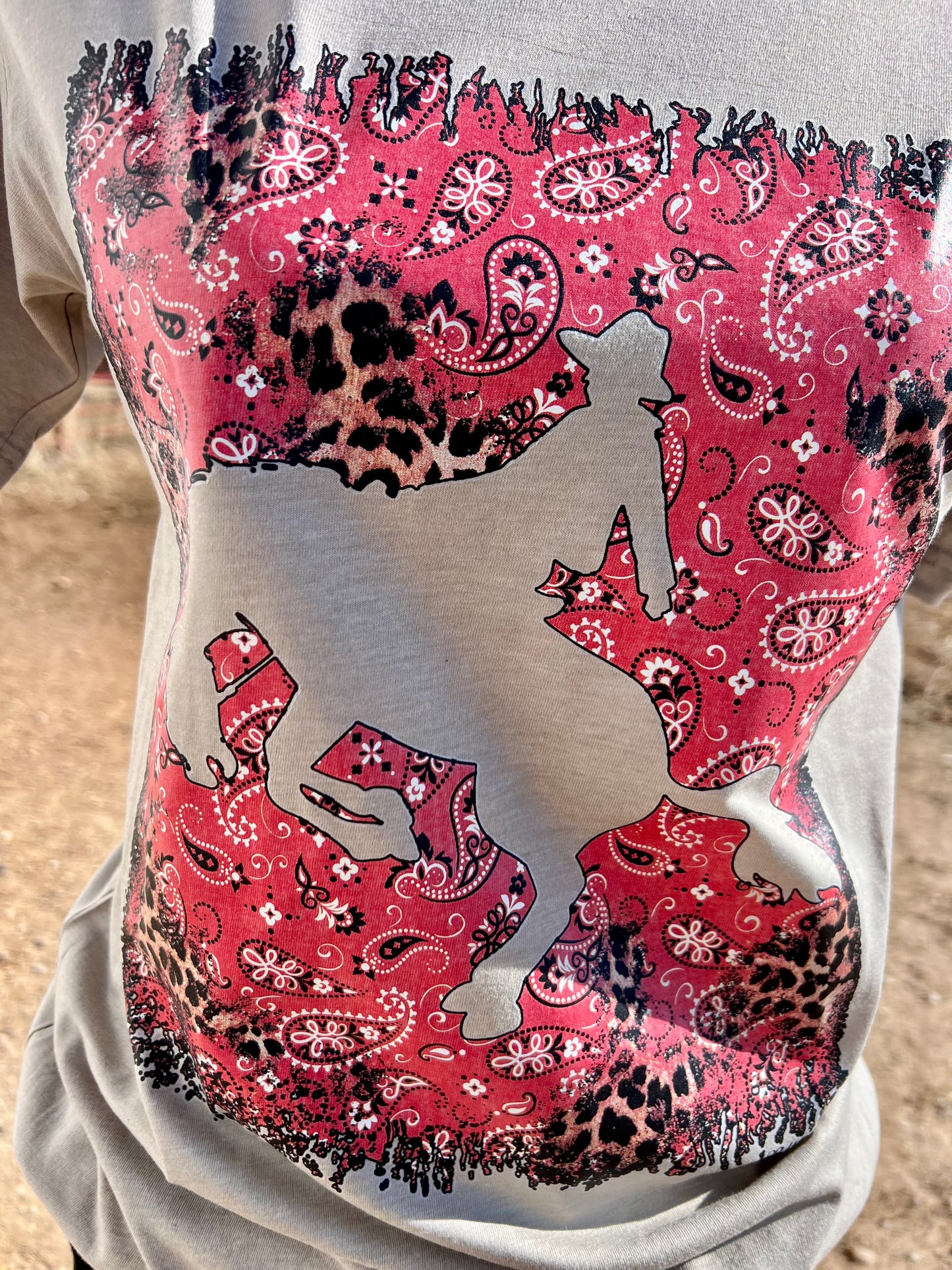 Bronc Light Tan T-shirt