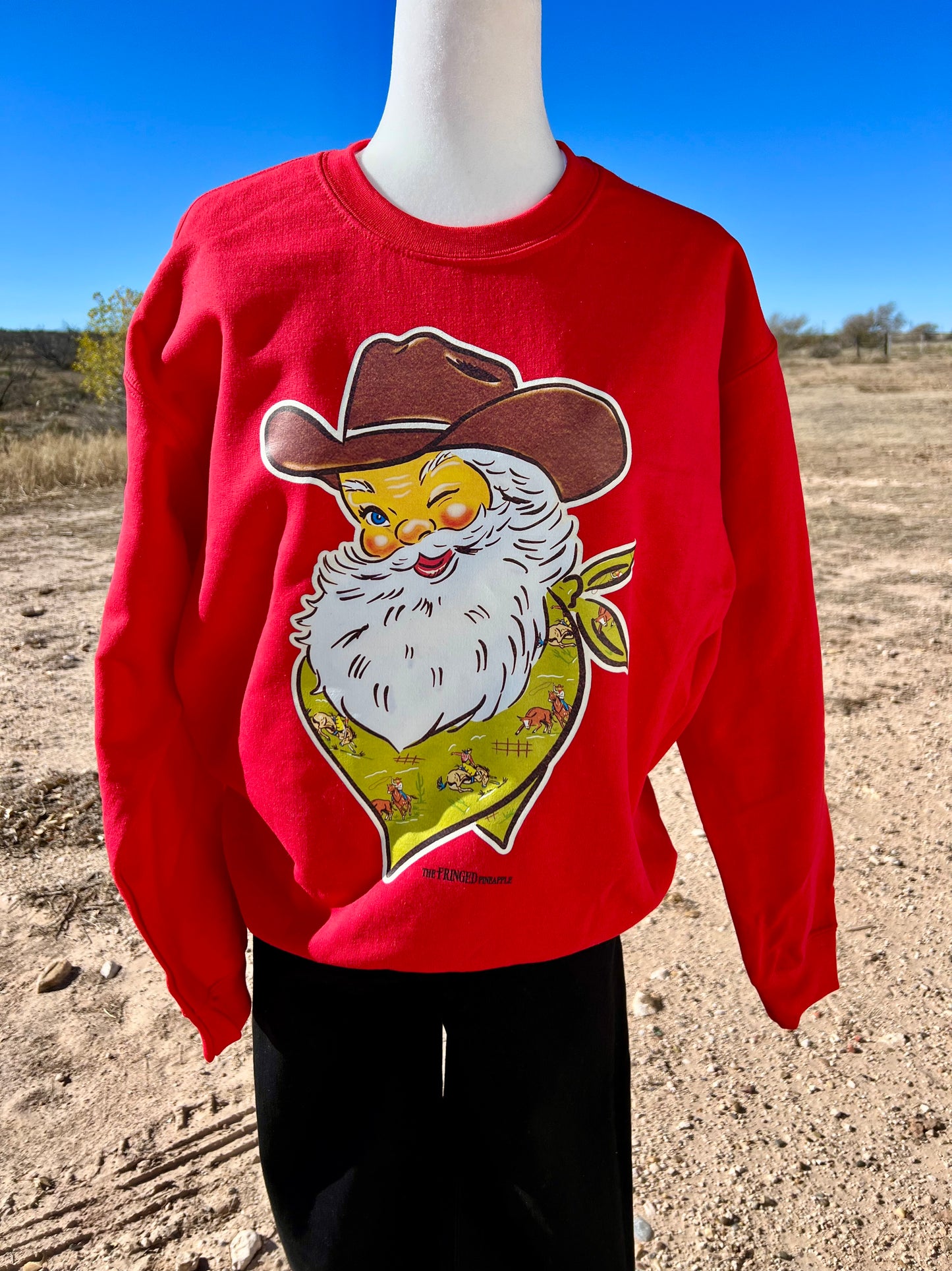 Cowboy Santa Sweatshirt