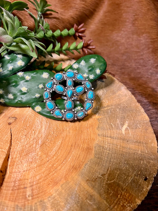 Peace Sign Adjustable Ring