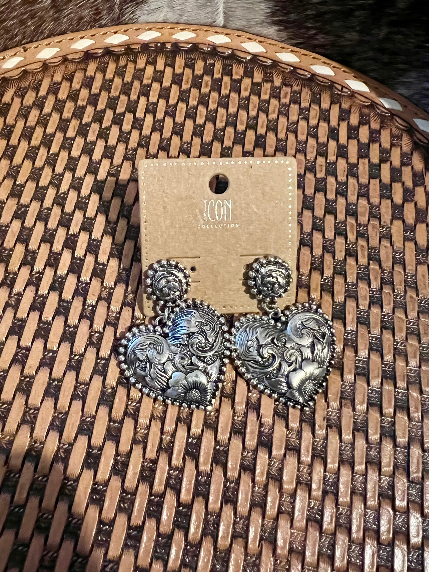Heart Dangle Earrings