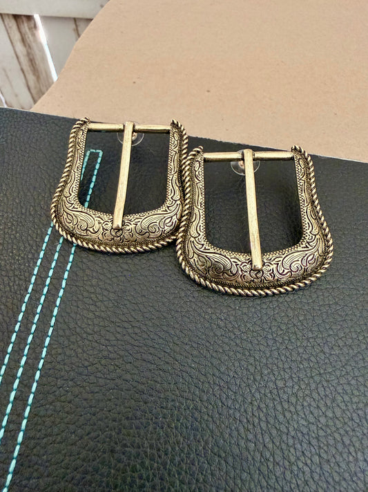 Belt Buckle Earrings