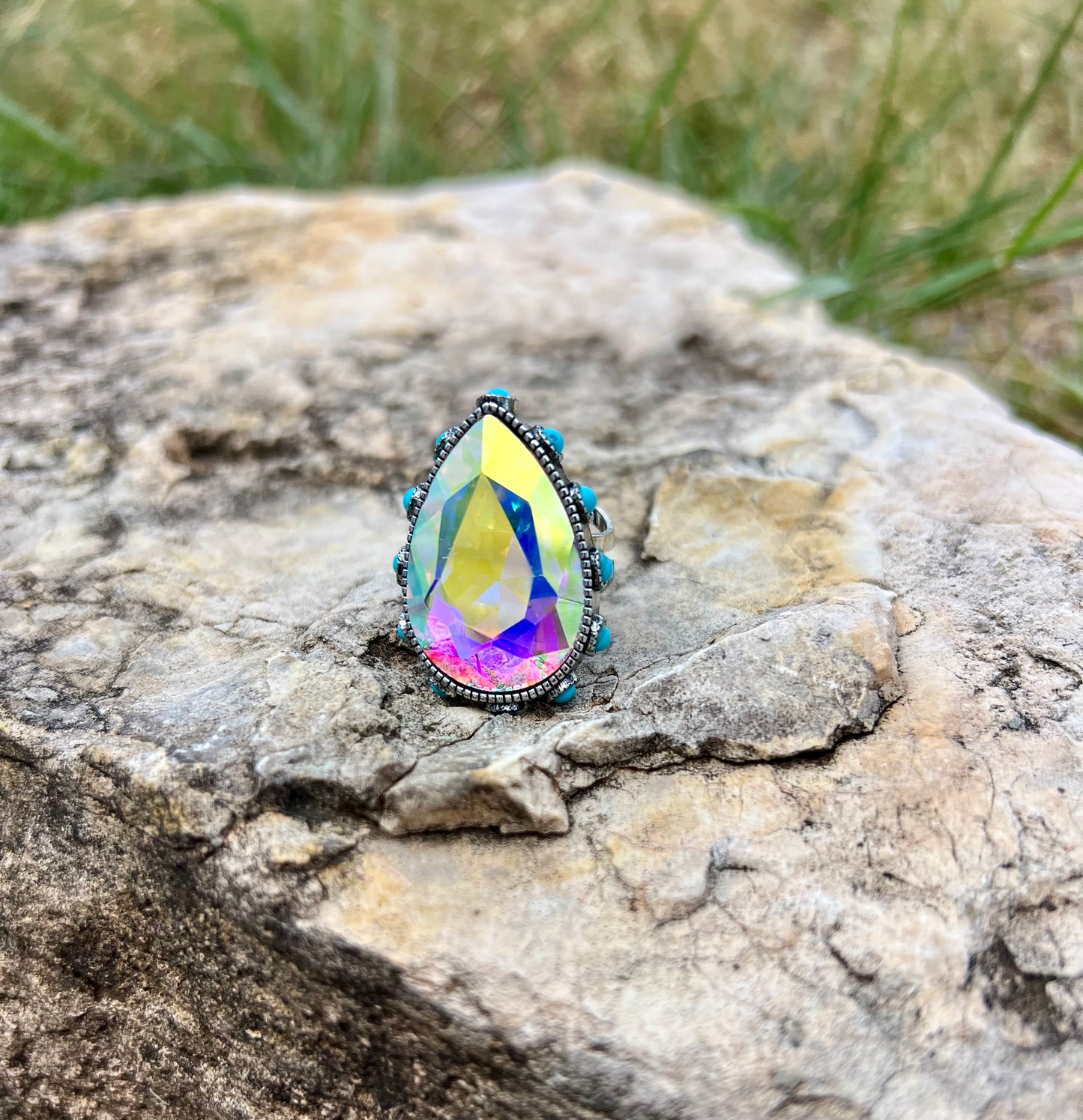 Sparkle Adjustable Rings