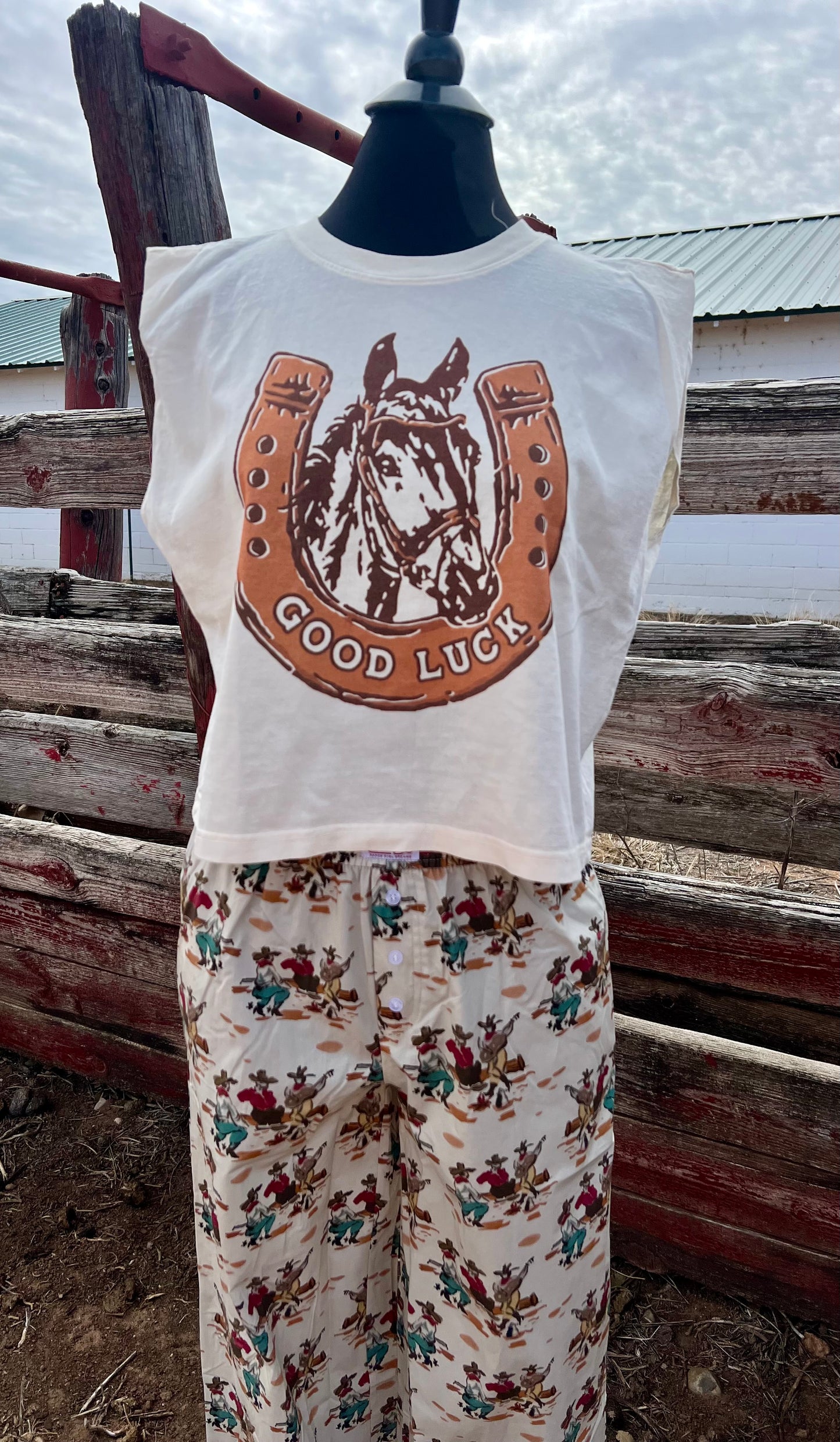 Wagon Wheel Boxer Pant
