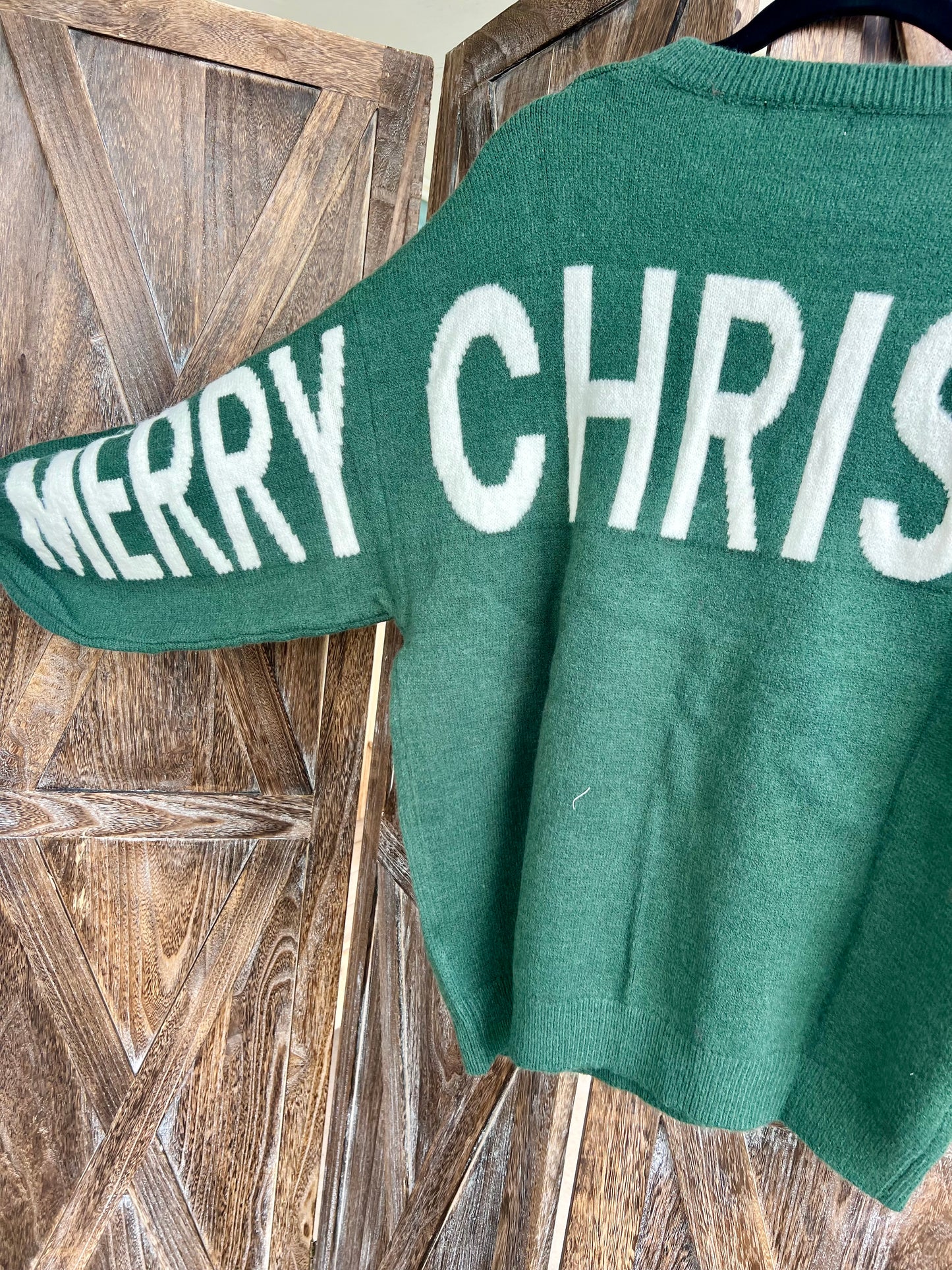 Green Merry Christmas Sweater