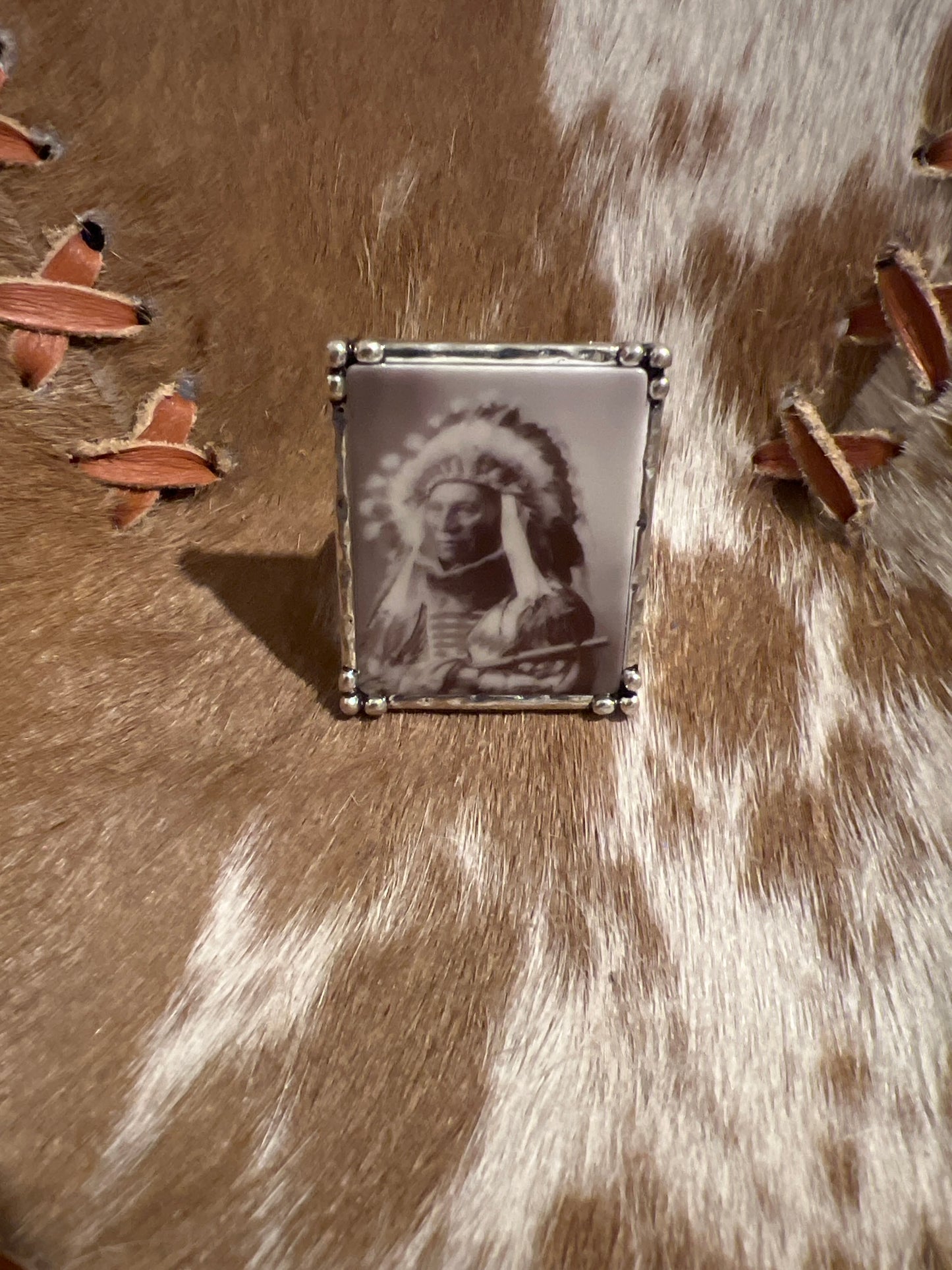 Picture Stretch Rings