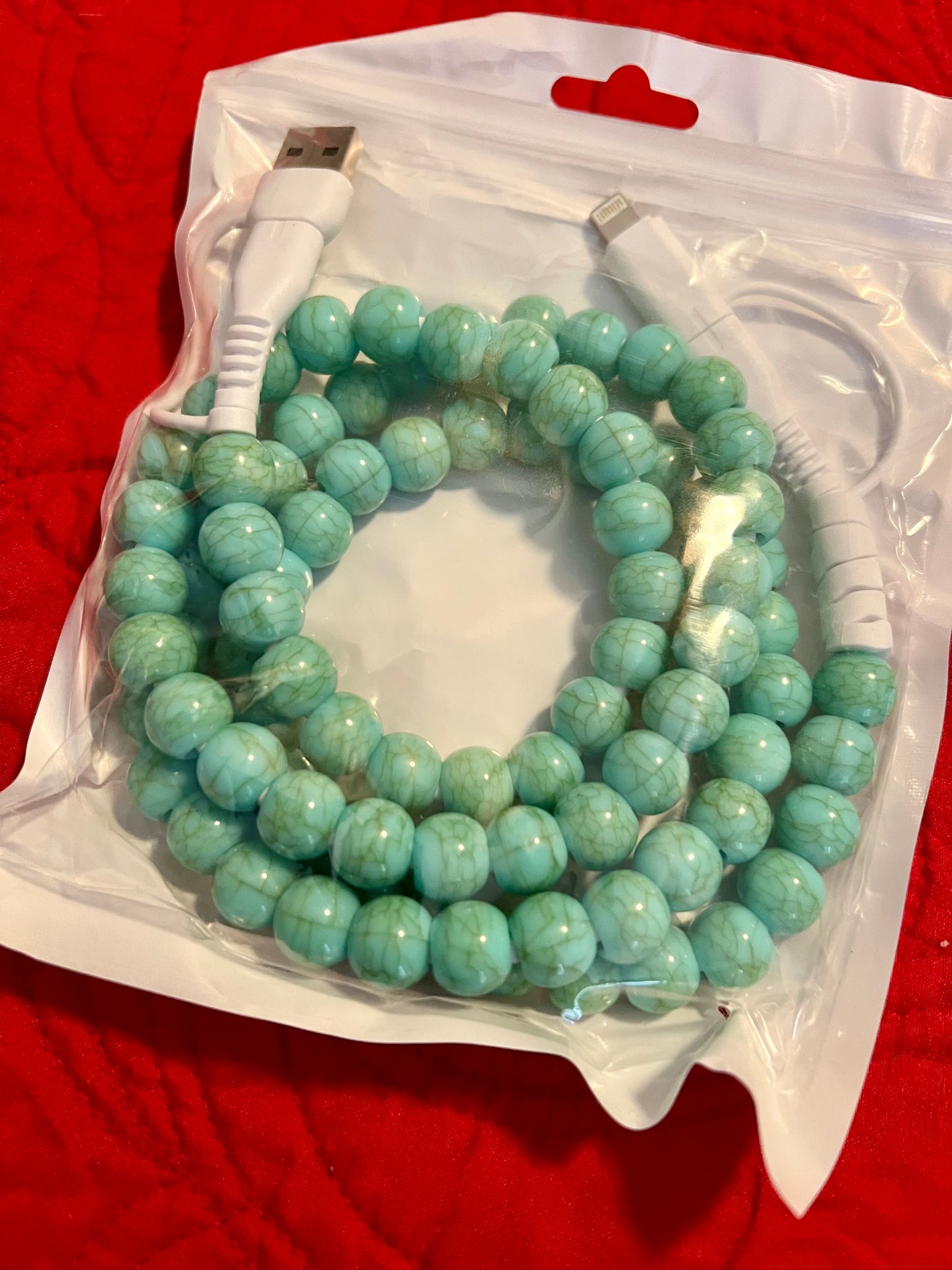 Beaded Phone Chargers