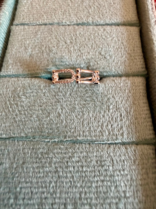 Silver & Sparkle Chain Ring