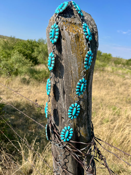 Turquoise Concho Belt