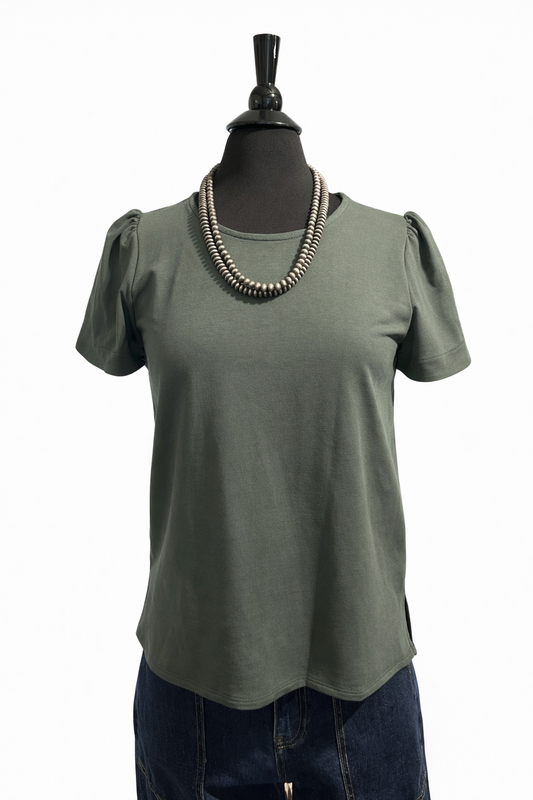 Olive Green Top