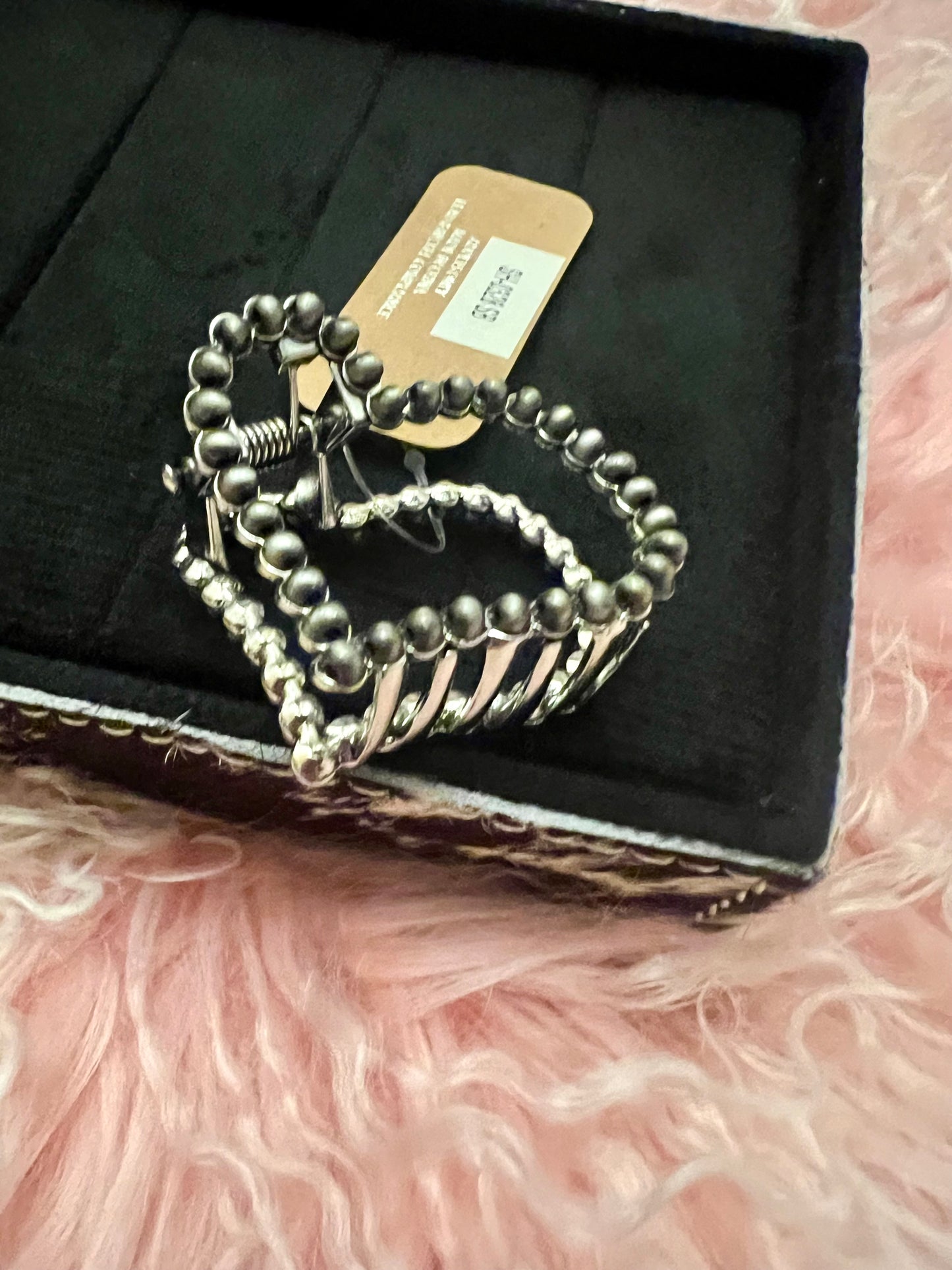 Beaded Claw Clips