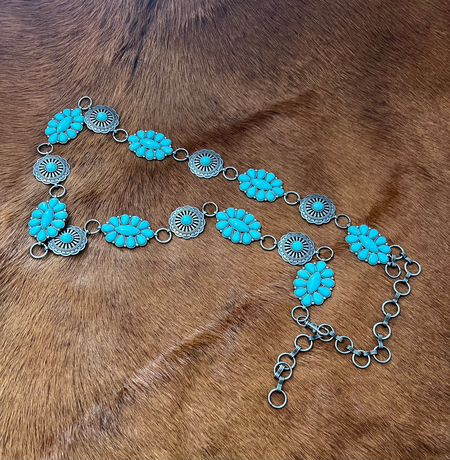 Turquoise Concho Belts