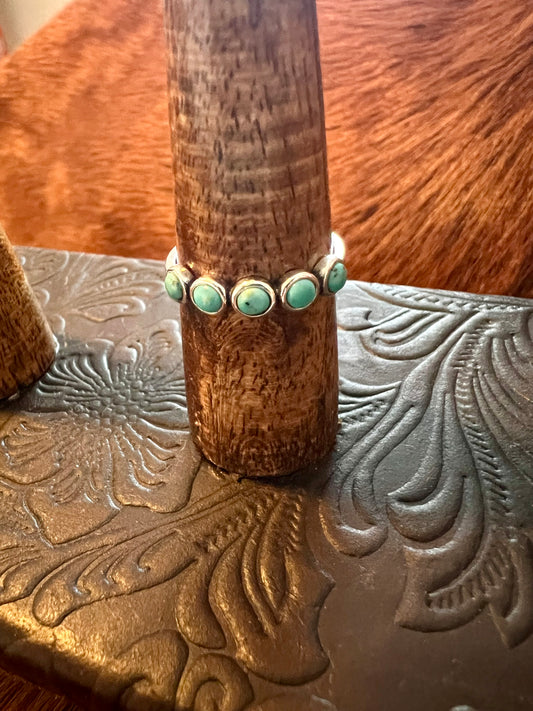 Turquoise Beaded Ring