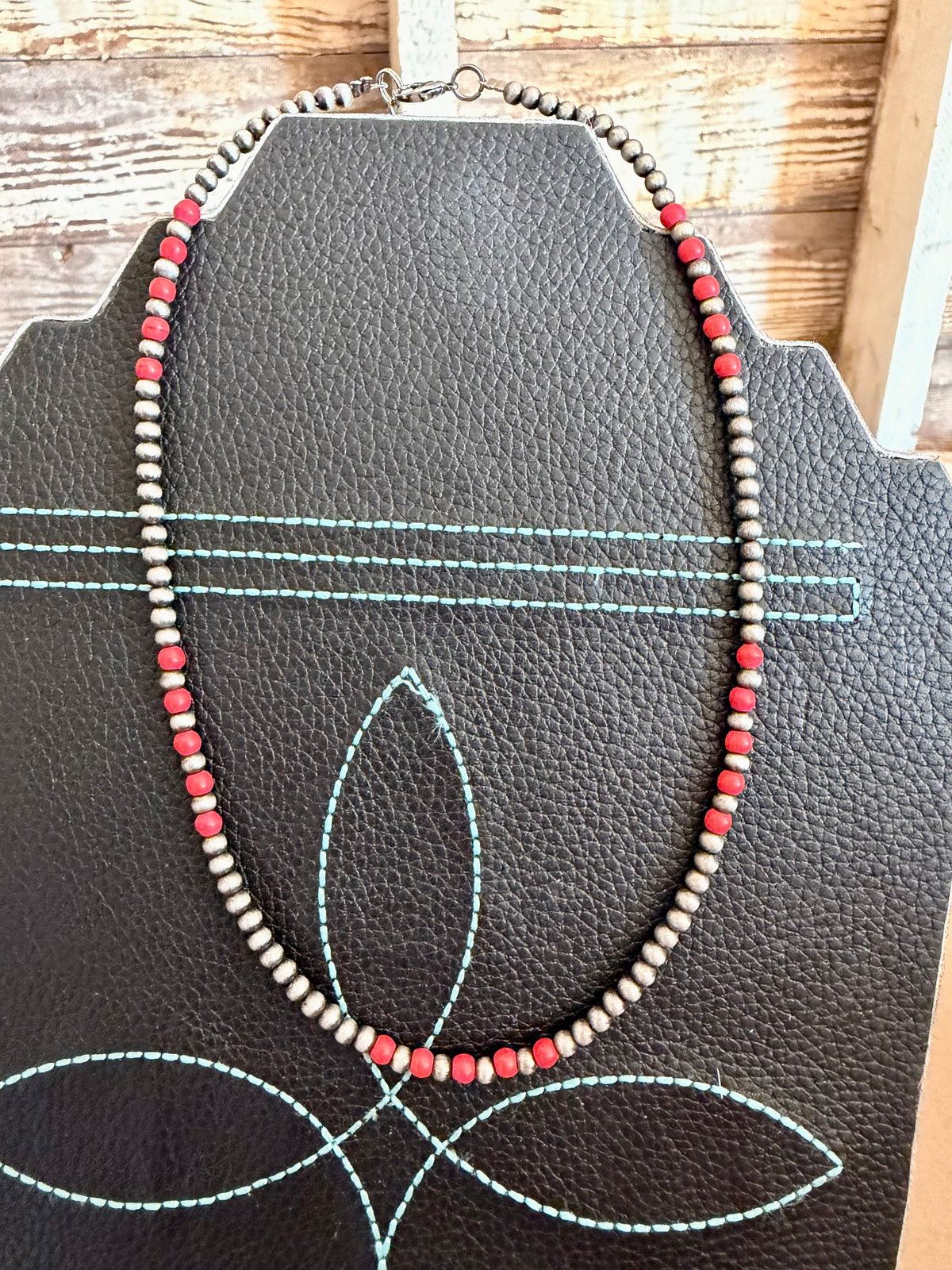 Beaded Pearl Necklace