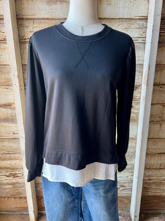 Black Top with White Bottom
