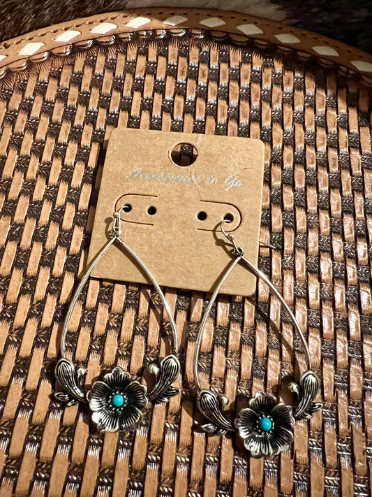 Flower & Cactus Earrings