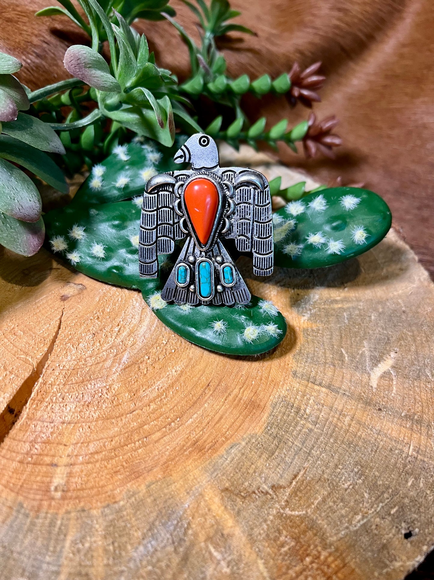 Thunderbird Adjustable Ring
