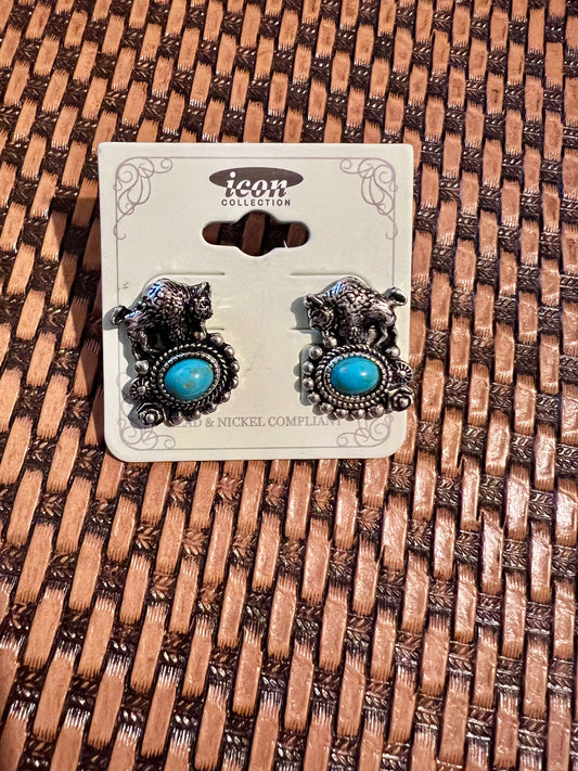 Buffalo Earrings