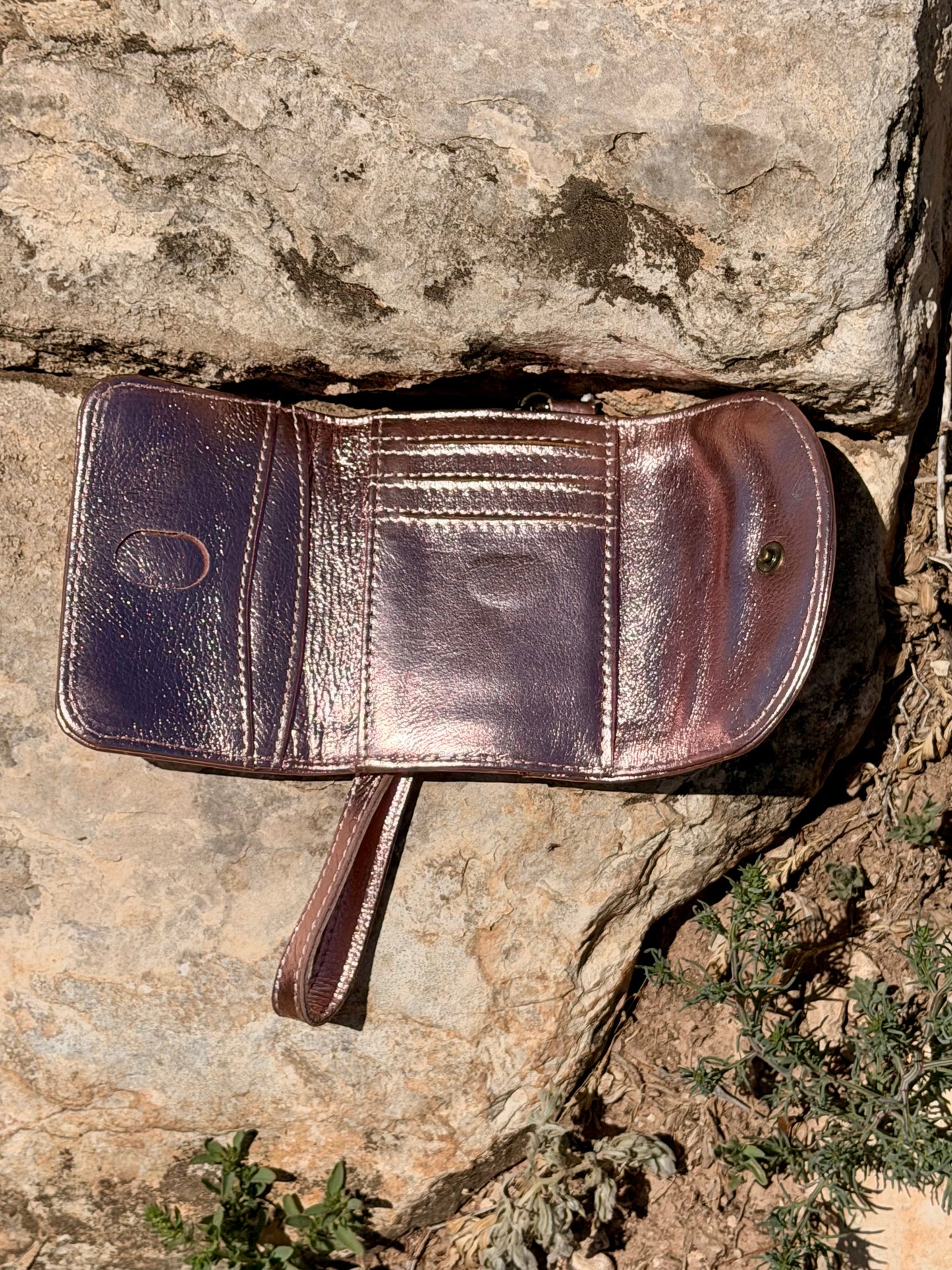 Pink Clutch Wristlet Wallet