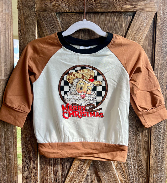Cowboy Santa Top