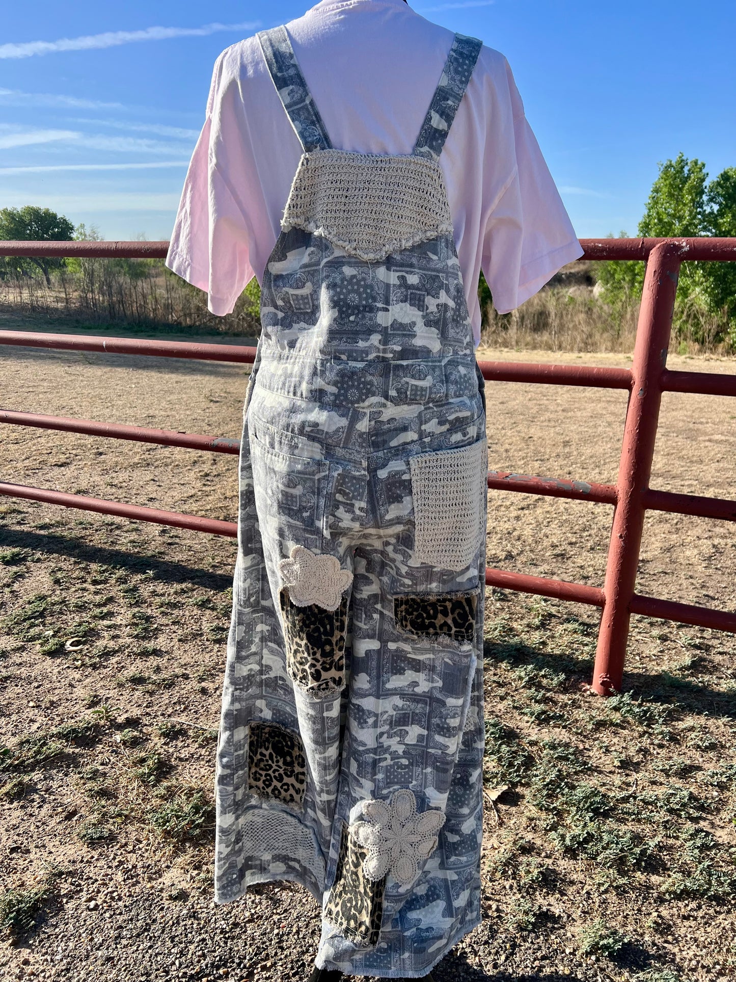 Camo Patch Overalls