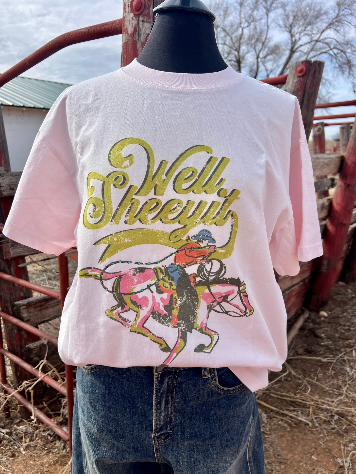 Well Sheeyit Pink Tee