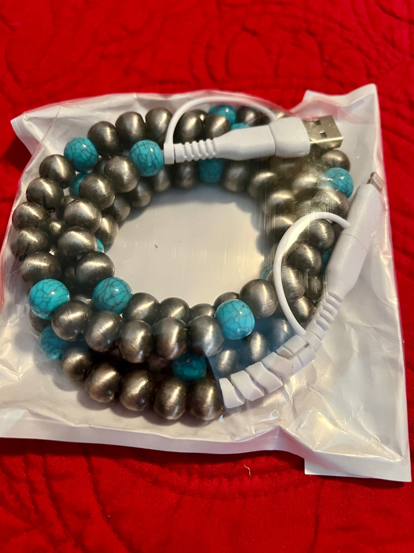 Beaded Phone Chargers