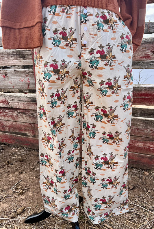 Wagon Wheel Boxer Pant