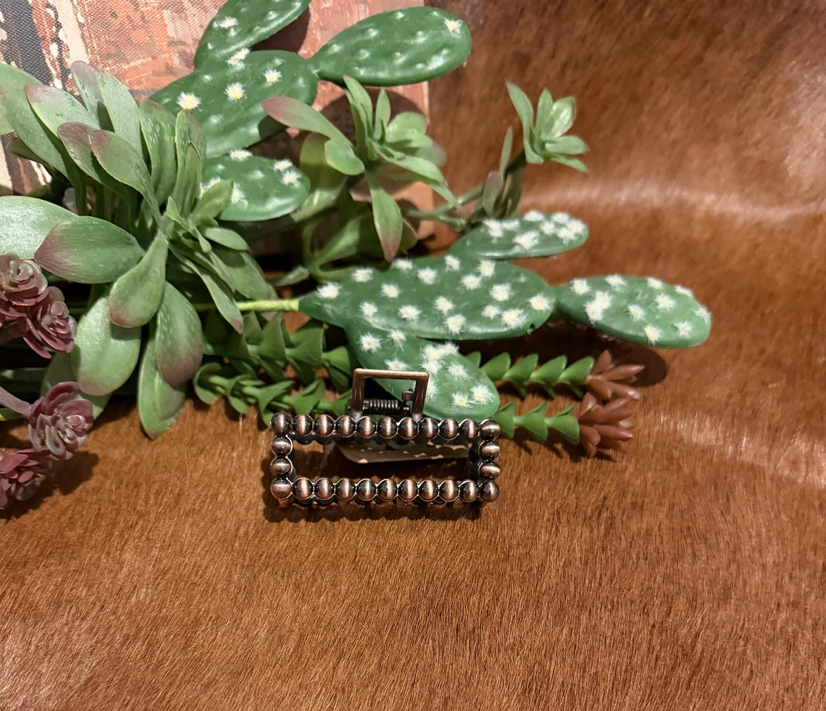 Beaded Claw Clips